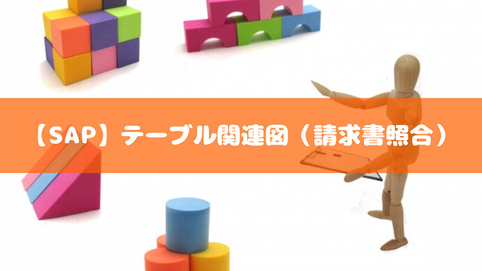 【SAP】テーブル関連図（請求書照合）