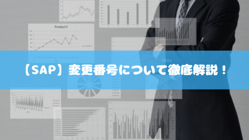 【SAP】変更番号について徹底解説!